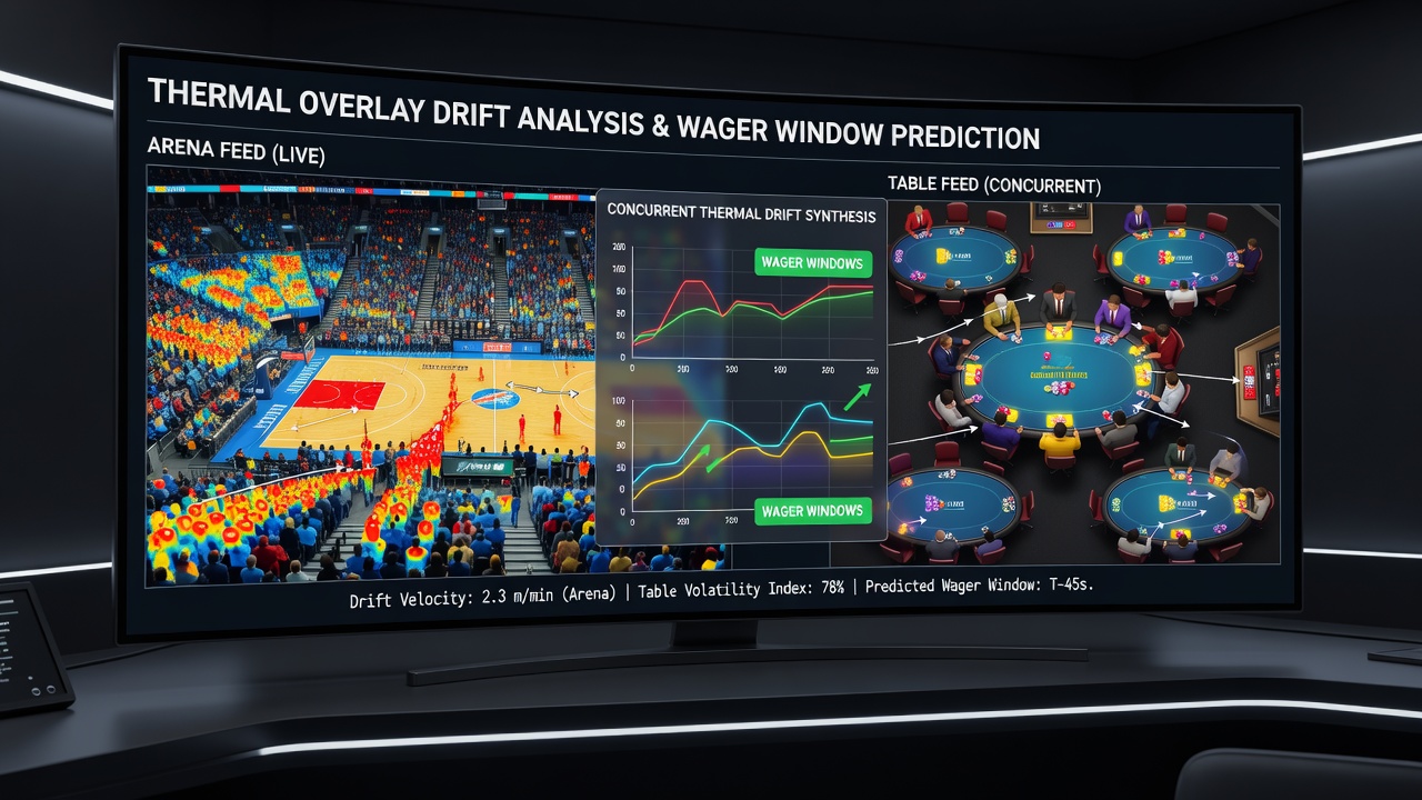 Split-screen analysis of thermal drifts in concurrent esports and baccarat streams